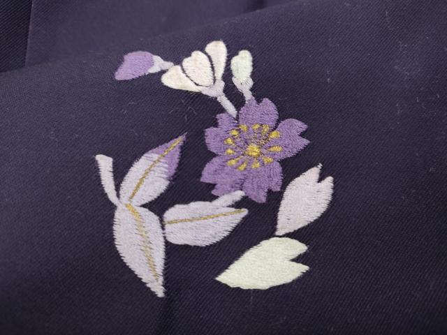 平和屋着物●女性 行灯袴 総刺繍 舞桜 暈し染め 金糸 洗える着物 CABC2266ut