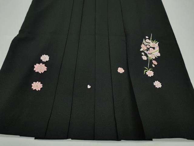 平和屋着物●女性 行灯袴 総刺繍 糸巻き花文 金糸 洗える着物 CABC2267ut
