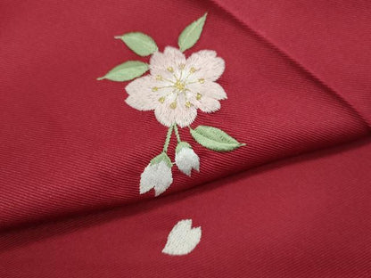 平和屋着物●女性 行灯袴 総刺繍 舞桜文 金糸 洗える着物 CABC2271ut