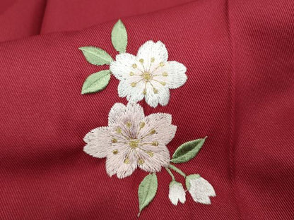 平和屋着物●女性 行灯袴 総刺繍 舞桜文 金糸 洗える着物 CABC2271ut