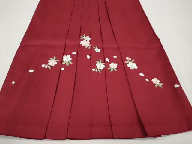 平和屋着物●女性 行灯袴 総刺繍 舞桜文 金糸 洗える着物 CABC2271ut