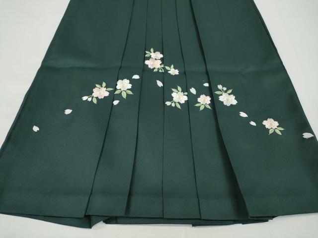 平和屋着物●女性 行灯袴 総刺繍 舞桜文 金糸 洗える着物 CABC2272ut