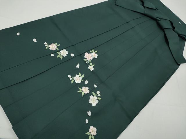 平和屋着物●女性 行灯袴 総刺繍 舞桜文 金糸 洗える着物 CABC2272ut
