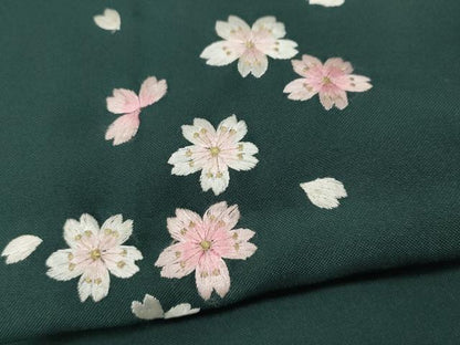 平和屋着物●女性 行灯袴 総刺繍 舞桜文 金糸 洗える着物 CABC2275ut