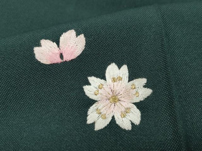 平和屋着物●女性 行灯袴 総刺繍 舞桜文 金糸 洗える着物 CABC2275ut
