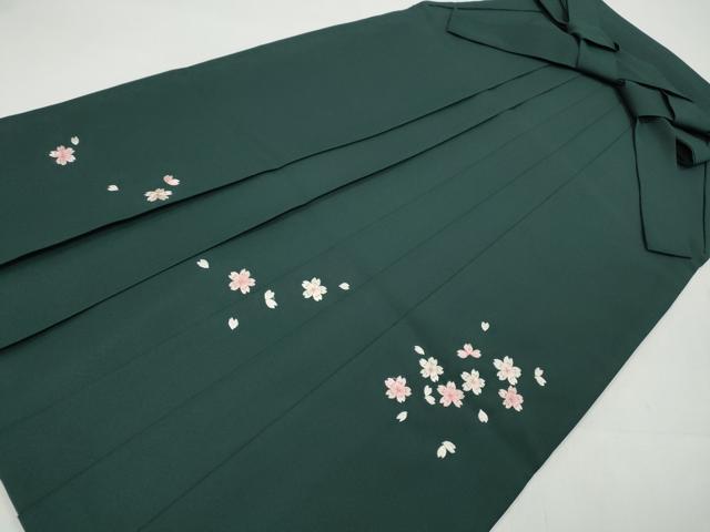 平和屋着物●女性 行灯袴 総刺繍 舞桜文 金糸 洗える着物 CABC2275ut