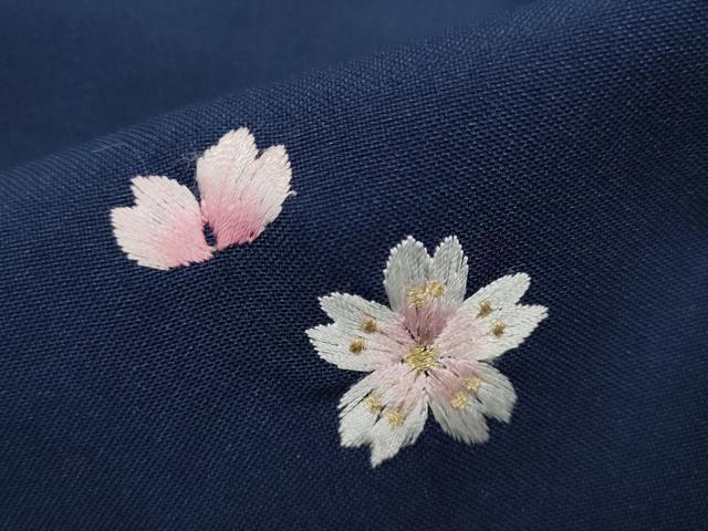 平和屋着物●女性 行灯袴 総刺繍 舞桜文 金糸 洗える着物 CABC2276ut