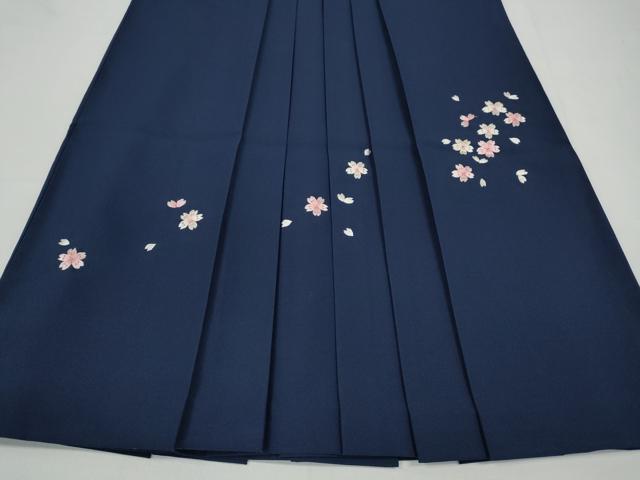 平和屋着物●女性 行灯袴 総刺繍 舞桜文 金糸 洗える着物 CABC2276ut
