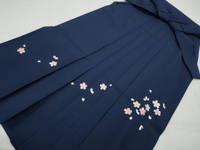 平和屋着物●女性 行灯袴 総刺繍 舞桜文 金糸 洗える着物 CABC2276ut