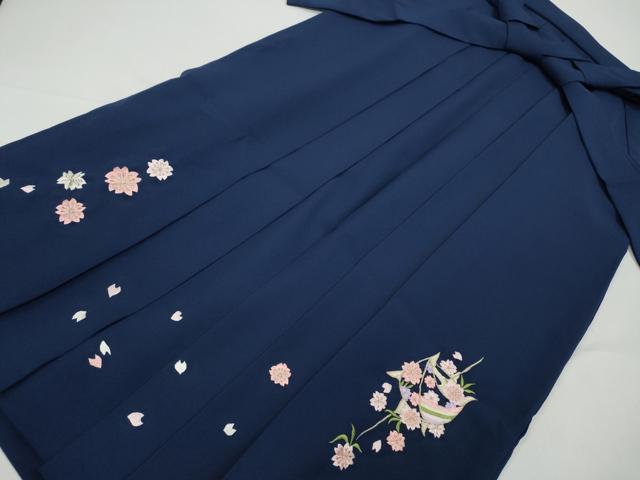 平和屋着物●女性 行灯袴 総刺繍 糸巻き花文 金糸 洗える着物 CABC2277ut