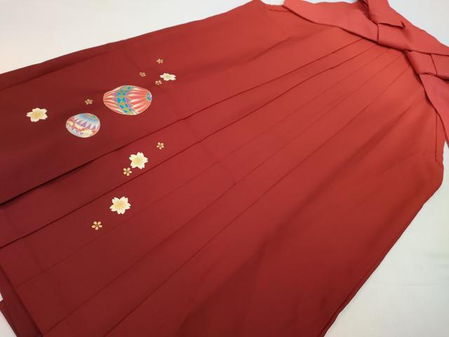 平和屋着物●女性 行灯袴 花鞠文 暈し染め 金彩 洗える着物 CABC2278ut