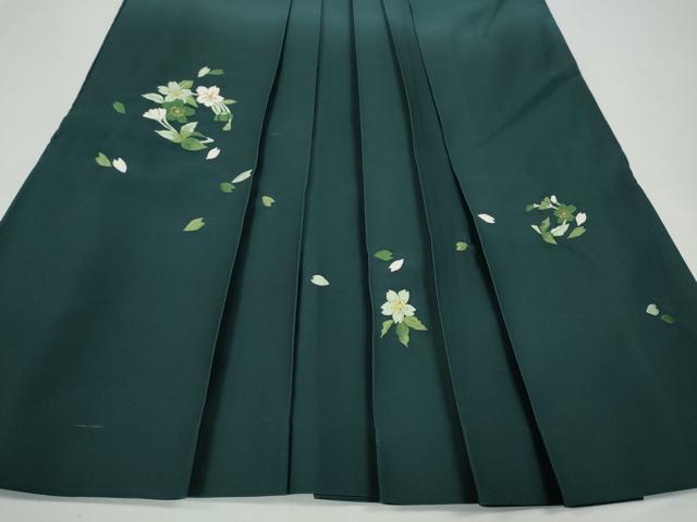 平和屋着物●女性 行灯袴 総刺繍 桜丸文 暈し染め 金糸 洗える着物 CABC2279ut