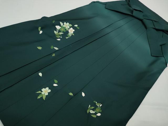 平和屋着物●女性 行灯袴 総刺繍 桜丸文 暈し染め 金糸 洗える着物 CABC2279ut