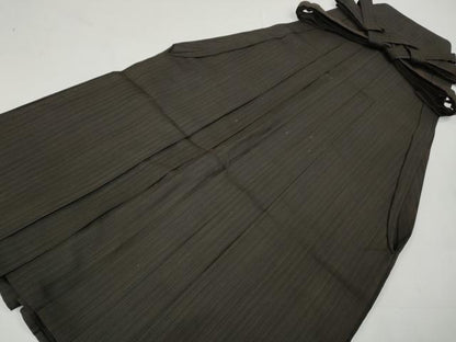 平和屋着物●男性 馬乗り袴 縞 正絹 逸品 CABC2281ut