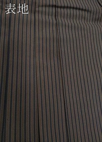 平和屋着物●男性 馬乗り袴 縞 正絹 逸品 CABC2282ut
