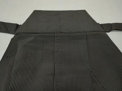 平和屋着物●男性 馬乗り袴 縞 正絹 逸品 CABC2284ut
