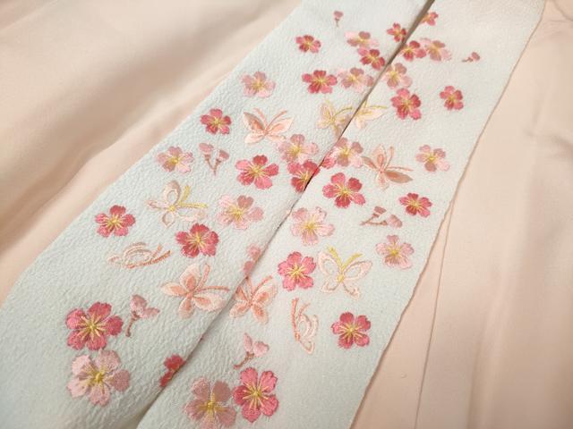 平和屋着物●中国三大刺繍 スワトウ刺繍 長襦袢 袷 捻梅吉祥花文 虹色 金糸 半衿刺繍 正絹 逸品 CABC2287ut