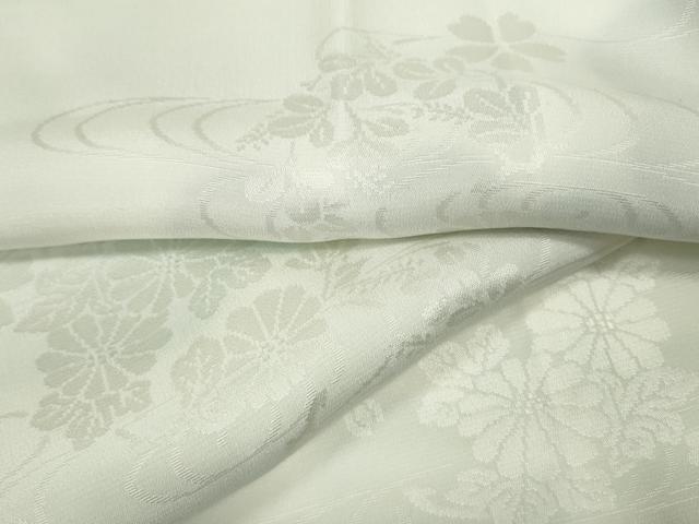 平和屋着物●長襦袢 袷 流水草花地紋 暈し染め 正絹 逸品 CABC2288ut