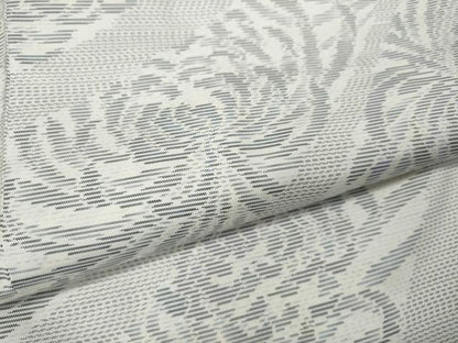 平和屋着物●本場大島紬 白大島 乱菊 正絹 逸品 CABC2291ut
