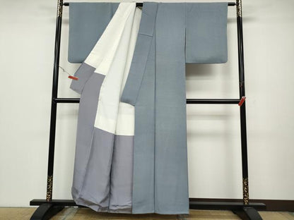 平和屋着物●江戸小紋 角通し 正絹 逸品 CABC2296ut
