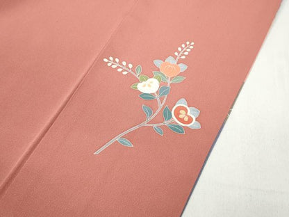 平和屋着物●訪問着 作家物 駒刺繍 道長雪輪草花文 暈し染め 金彩 正絹 逸品 CABC2307ut
