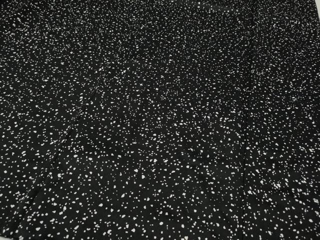平和屋着物●訪問着 舞花文 黒地 銀座せきね 正絹 逸品 CABC2317ut