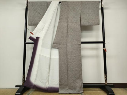 平和屋着物●大変加工の良い総絞り小紋 正絹 逸品 CABC2319ut