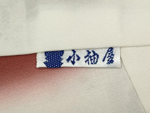 平和屋着物●本場大島紬 白大島 9マルキ 色紙重ね吉祥花文 正絹 逸品 CABC2320ut