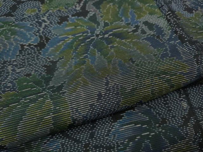 平和屋着物●本場大島紬 蔦の葉文 正絹 逸品 CABC2321ut