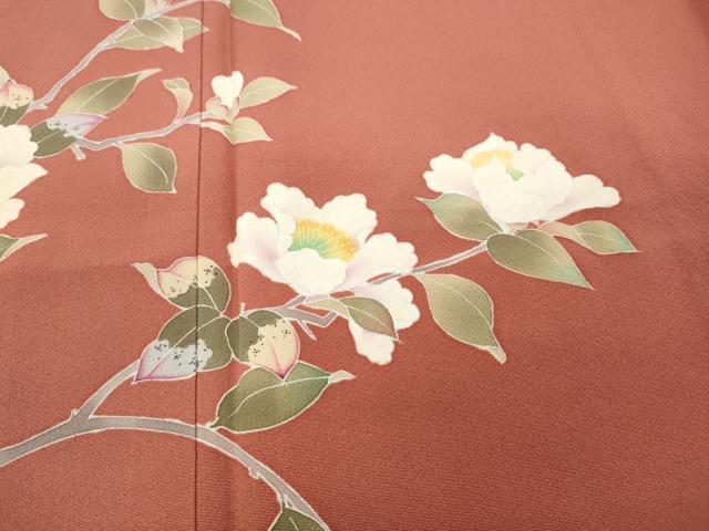 平和屋着物●訪問着 友禅 枝花文 正絹 逸品 CABC2327ut