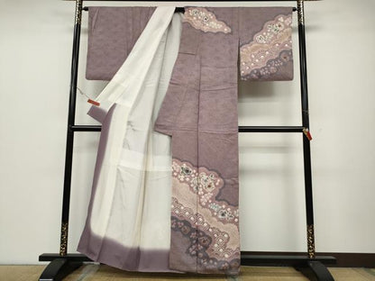 平和屋着物●訪問着 辻が花 総絞り 正絹 逸品 CABC2329ut