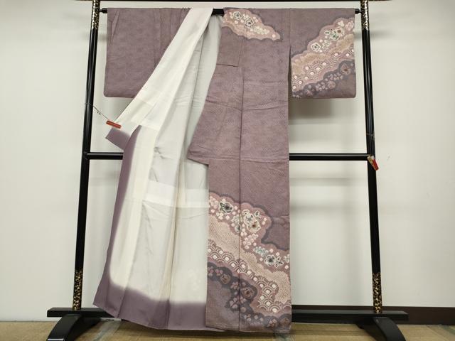平和屋着物●訪問着 辻が花 総絞り 正絹 逸品 CABC2329ut