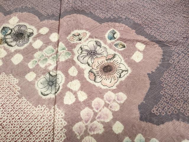 平和屋着物●訪問着 辻が花 総絞り 正絹 逸品 CABC2329ut