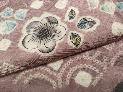 平和屋着物●訪問着 辻が花 総絞り 正絹 逸品 CABC2329ut