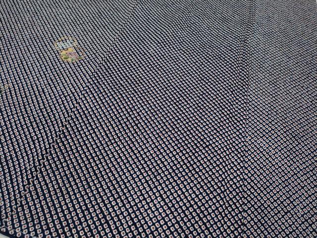 平和屋着物●色留訪問着 総絞り 総刺繍 雪輪花文 金彩 正絹 逸品 未使用 CABC2334ut