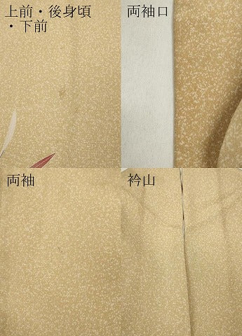 平和屋着物●訪問着 友禅 作家物 鴛鴦花文 暈し染め 金彩 正絹 逸品 CABC2341ut