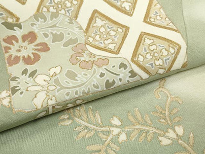 平和屋着物●豪華色留袖 駒刺繍 色紙重ね鳳凰花文 暈し染め 金彩 高島屋扱い 正絹 逸品 CABC2346ut