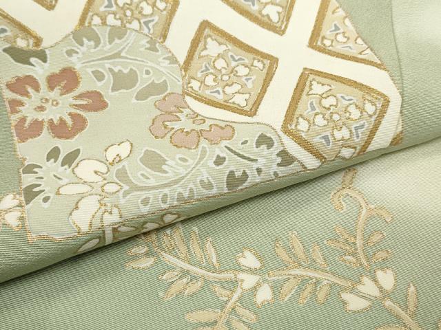 平和屋着物●豪華色留袖 駒刺繍 色紙重ね鳳凰花文 暈し染め 金彩 高島屋扱い 正絹 逸品 CABC2346ut