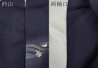 平和屋着物●訪問着 ゆうなぎ工房 優梛達也 刺繍 立波花文 暈し染め 金糸 正絹 逸品 CABC2349ut