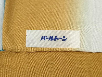 平和屋着物●訪問着 辻が花 絞り 暈し染め 金銀彩 正絹 逸品 CABC2352ut
