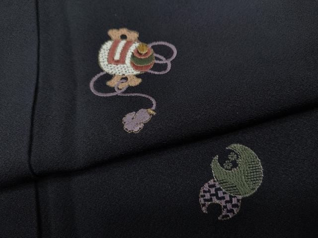 平和屋着物●訪問着 総刺繍 宝尽くし文 金糸 正絹 逸品 CABC2354ut
