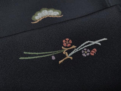 平和屋着物●訪問着 総刺繍 宝尽くし文 金糸 正絹 逸品 CABC2354ut