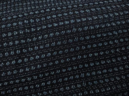 平和屋着物●久留米絣 単衣 横段文 綿 逸品 CABC2356ut