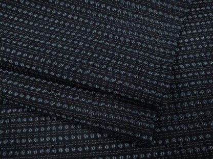 平和屋着物●久留米絣 単衣 横段文 綿 逸品 CABC2356ut