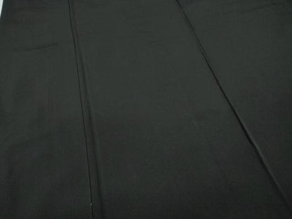 平和屋着物●男性 黒紋付 キングサイズ 正絹 逸品 CABC2360ut
