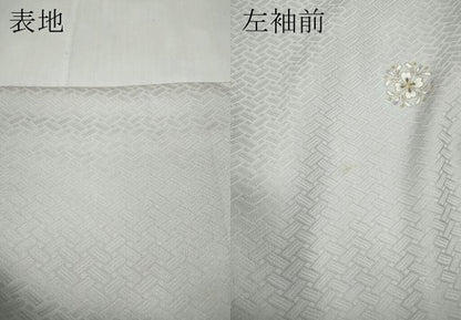 平和屋着物●上質な小紋　舞花文　金彩　正絹　逸品　未使用　CABC2365ut