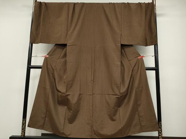 平和屋着物●男性 紬 縞 キングサイズ 正絹 逸品 CABC2371ut