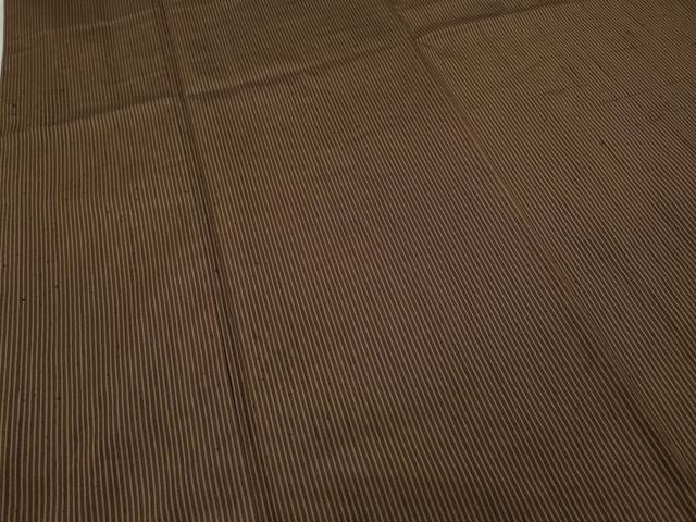 平和屋着物●男性 紬 縞 キングサイズ 正絹 逸品 CABC2371ut