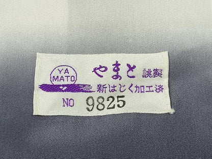 平和屋着物●越後十日町の一流染匠 桐屋・翠山工房 訪問着 辻が花 絞り 銀通し地 やまと誂製 正絹 逸品 未使用 CABC2373ut