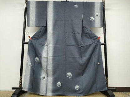 平和屋着物●訪問着 作家物 舞桜文 暈し染め 金彩 正絹 逸品 CABC2375ut